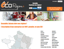 Tablet Screenshot of ecoregion.fr